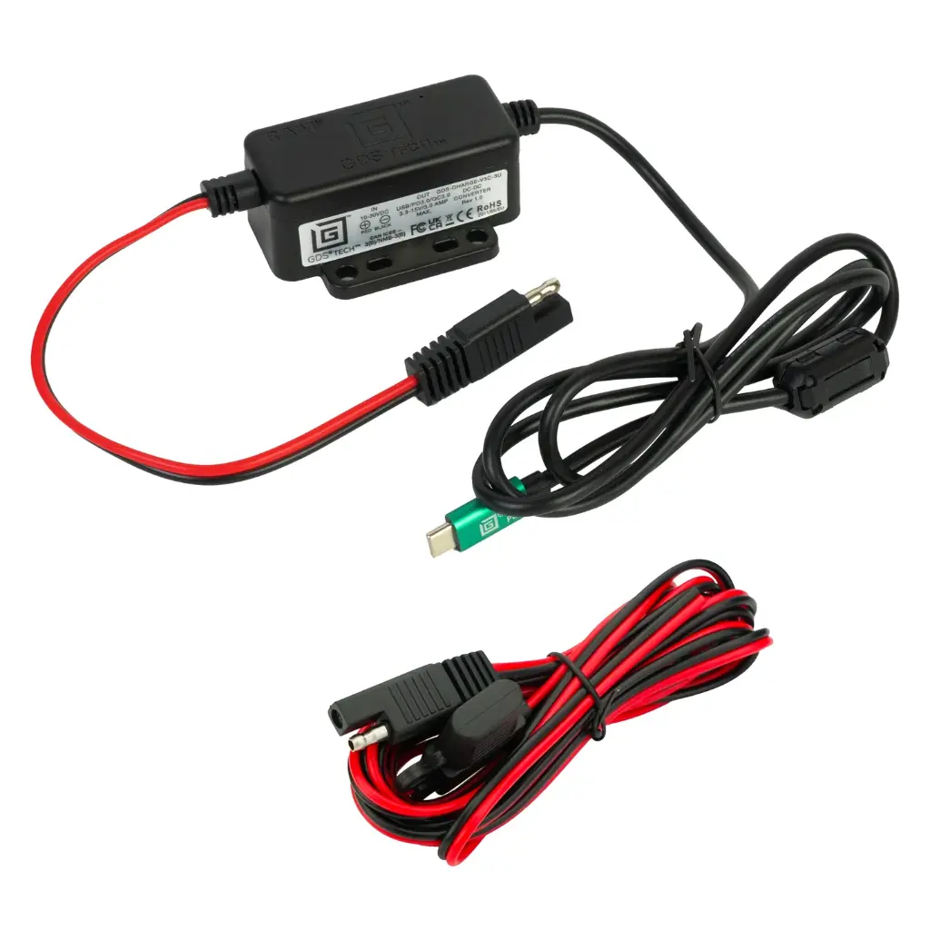 RAM GDS Modular 10-30V Power Delivery Hardwire Charger with Male USB Type-C